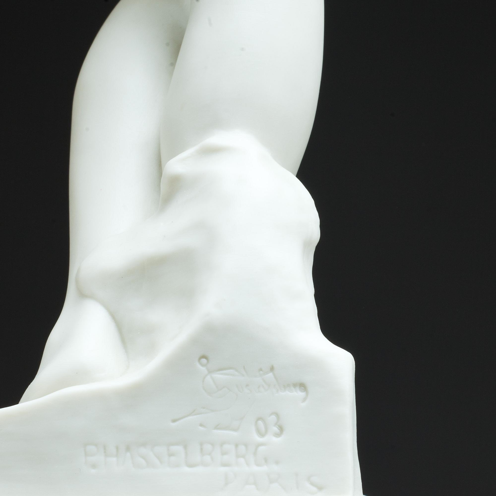 FIGURIN, parian, efter Per Hasselberg, Gustafsberg, daterad -03.