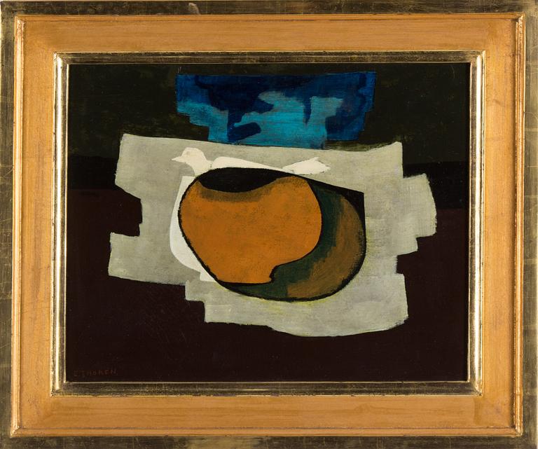 ESAIAS THORÉN, oil lon panel, signed E. Thorén.