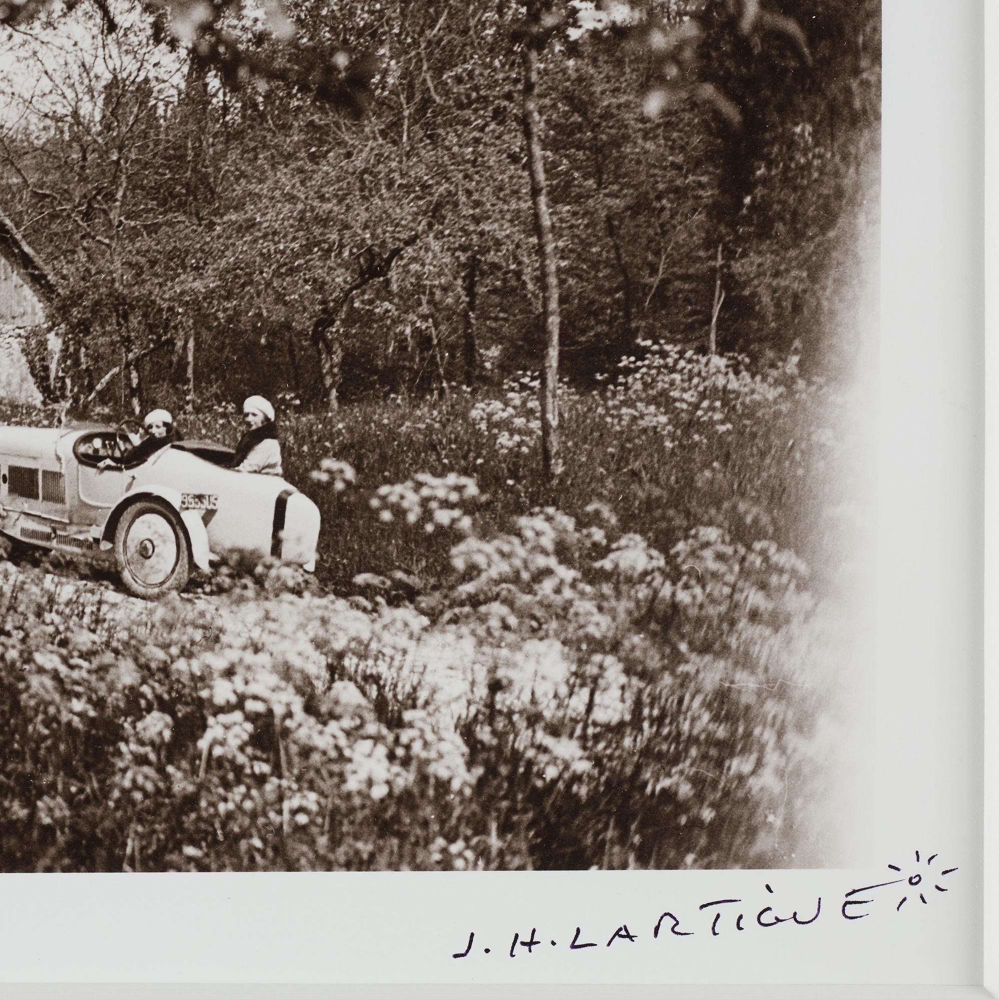 Jacques-Henri Lartigue, fotografi signerad.
