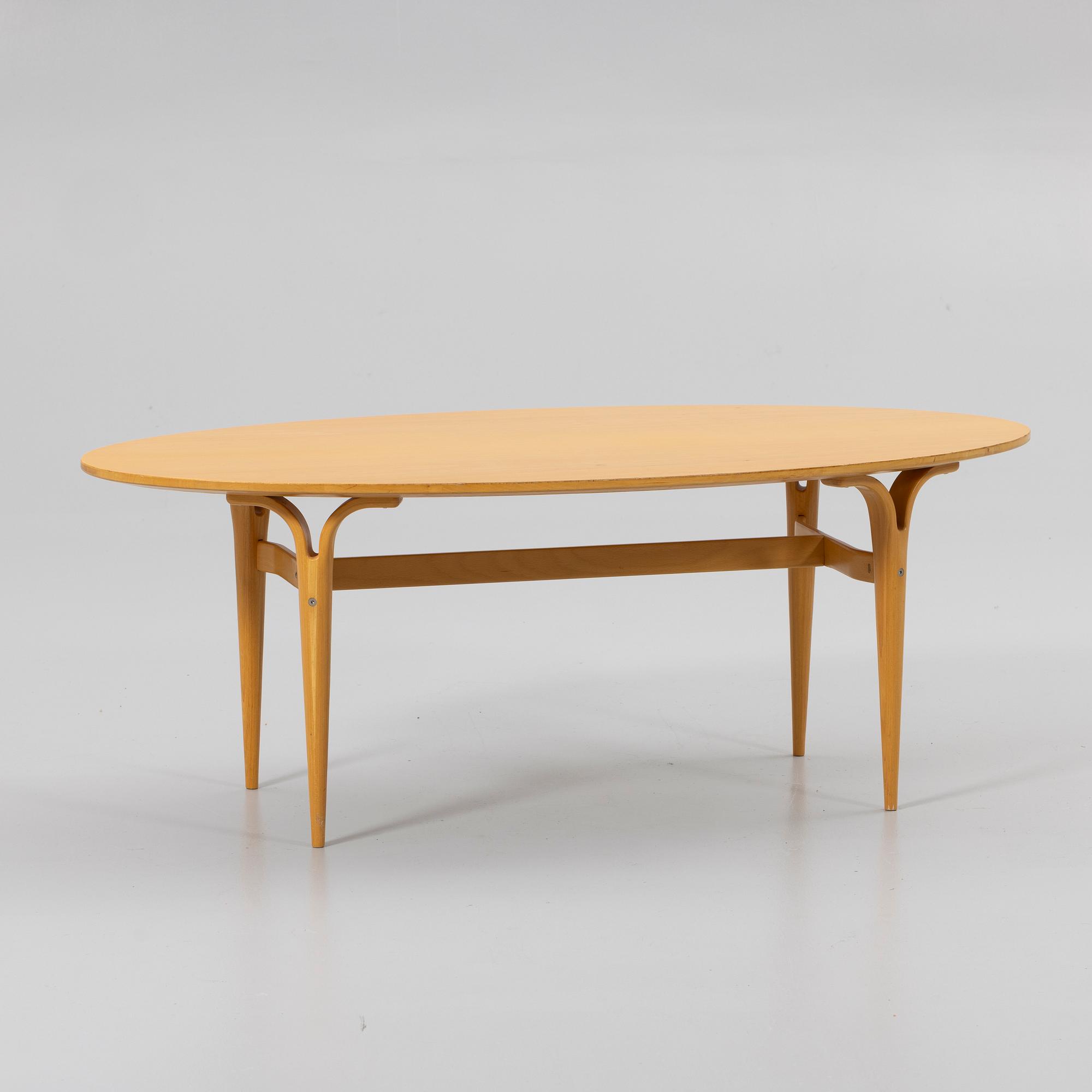 Bruno Mathsson, & Piet Hein, coffee table, Mathsson International, Värnamo.