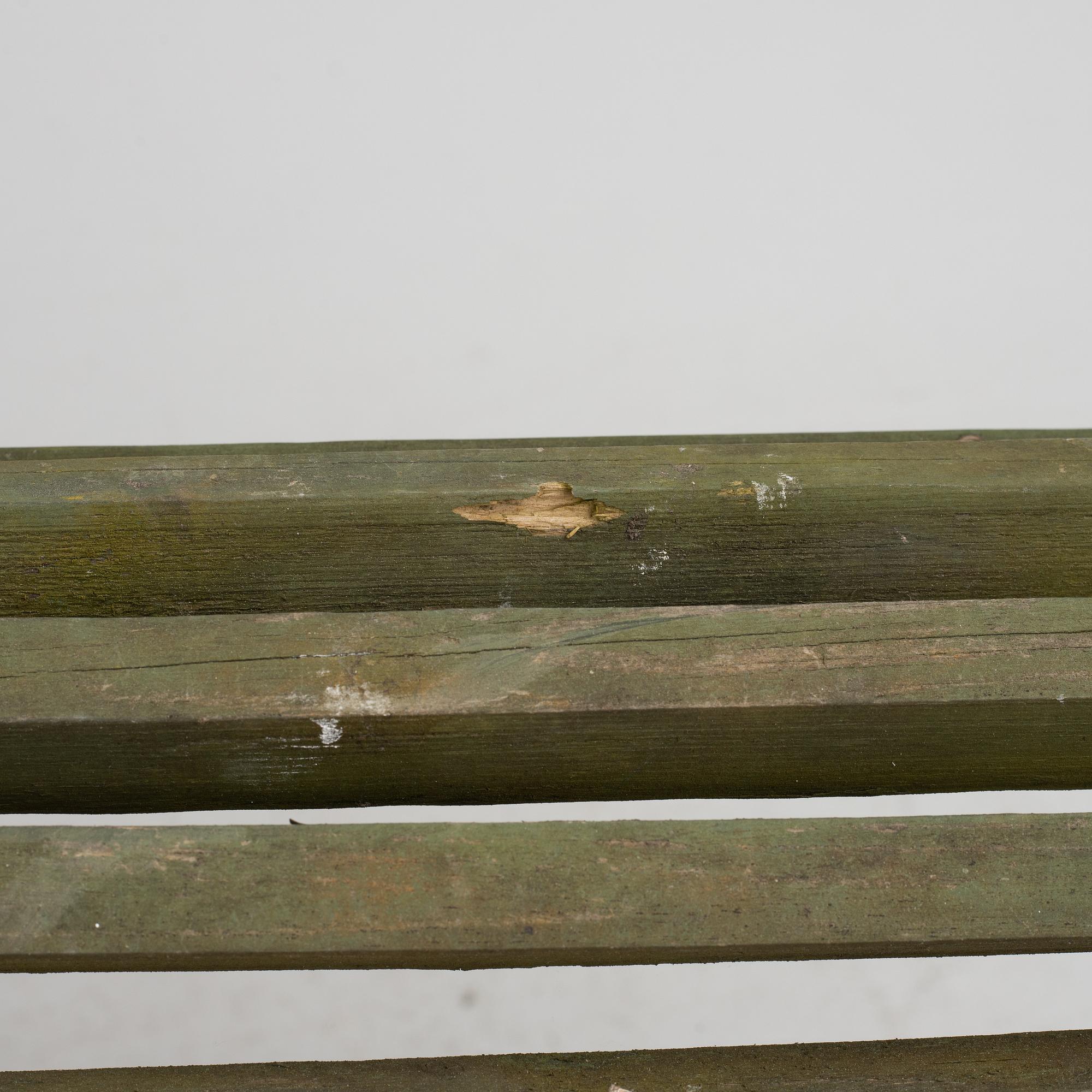 Trädgårdssoffa, omkring år 1900.