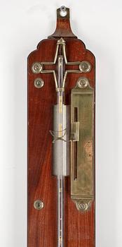 BAROMETER, Johan Gustaf Hasselström, märkt IGH, omkring sekelskiftet 1700/1800.