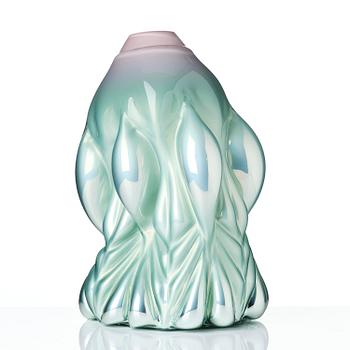 Hanna Hansdotter, "Dripping Print", skulptur, glas, The Glass Factory, Boda Glasbruk, 2019, AP 1.
