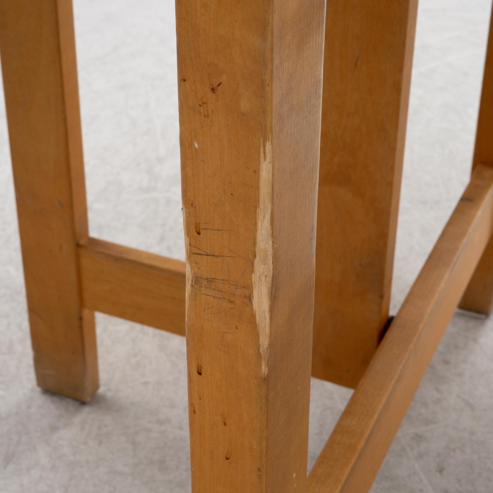 Nils Göran Gustafsson, a drop-leaf table, 'Björka', Stolab, 1987.