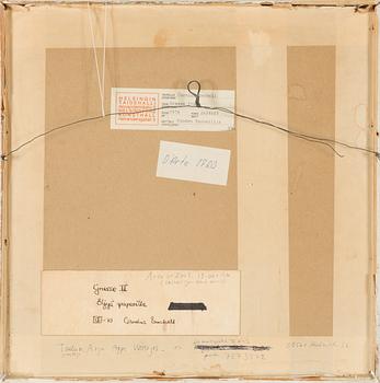 Carolus Enckell, öljy paperille, signeerattu ja päivätty -73.