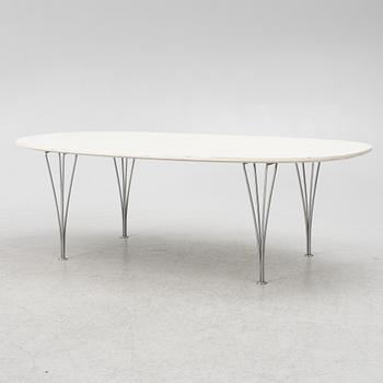 Bruno Mathsson, & Piet Hein, coffee table "Superellipse", second half of the 20th century.