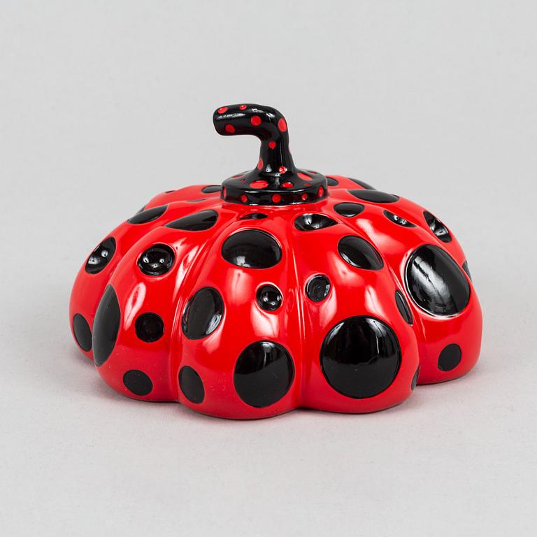 Yayoi Kusama, after, multiple, 'Red Pumpkin', resin, Benesse Holdings Inc,  Naoshima, Japan.