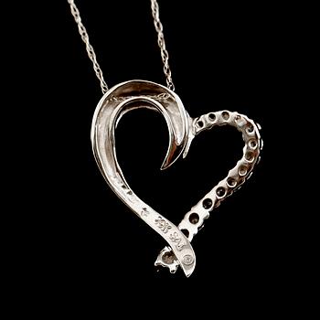 HÄNGE, 10 k guld, diamanter tot ca 0.25 ct.