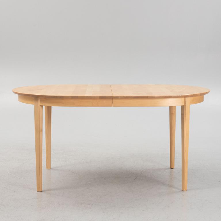 Carl Malmsten, a birchwood 'Vardags' diningtable, Stolab, dated 2006,