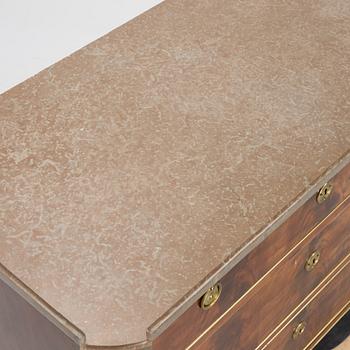 A Gustavian Style Chest of Drawers, mid 20th Century.