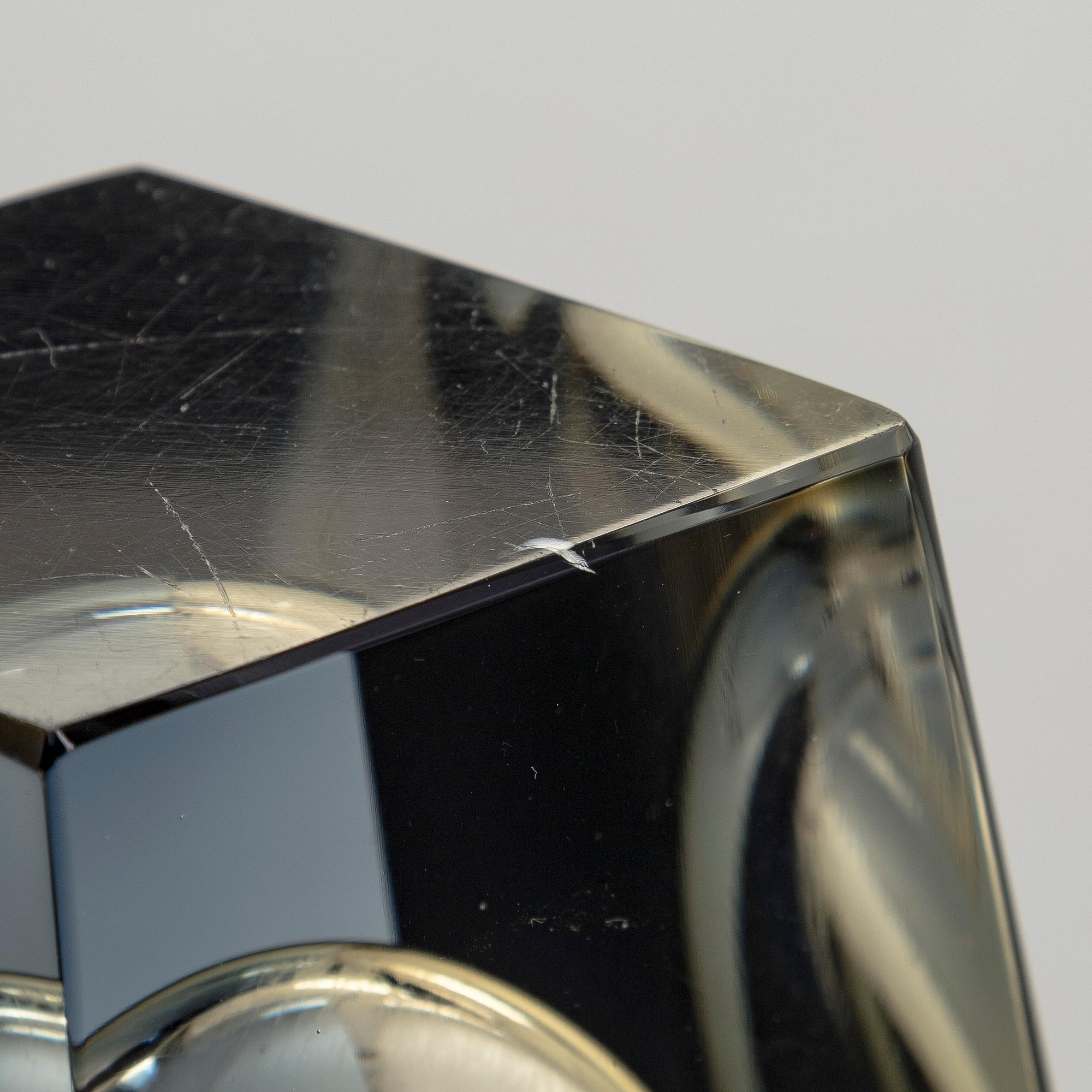 Kaj Franck, a 'Prisma' vase, signed K. Franck, Nuutajärvi Notsjö -65.