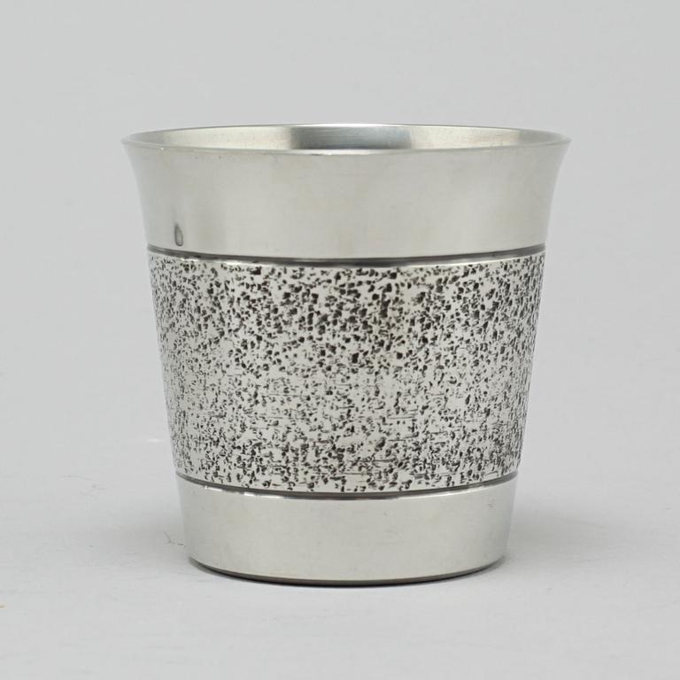 K-E PALMBERG, servisglas, 78 st, tenn, Alton, 1970/80-tal.