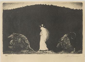 John Bauer, 'Trollens Styfdotter'.