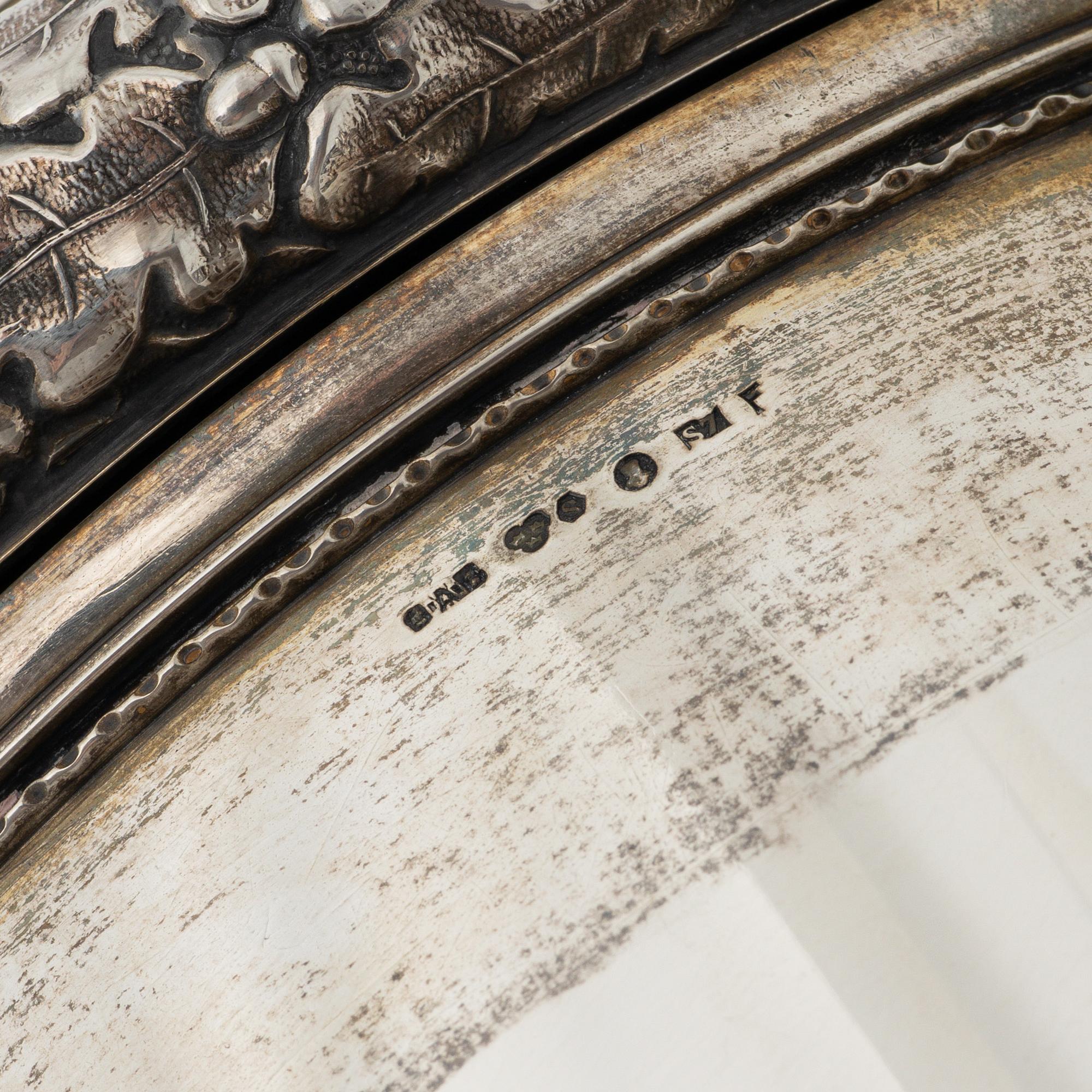 A silver Baroque style tankard, GAB, 1920.