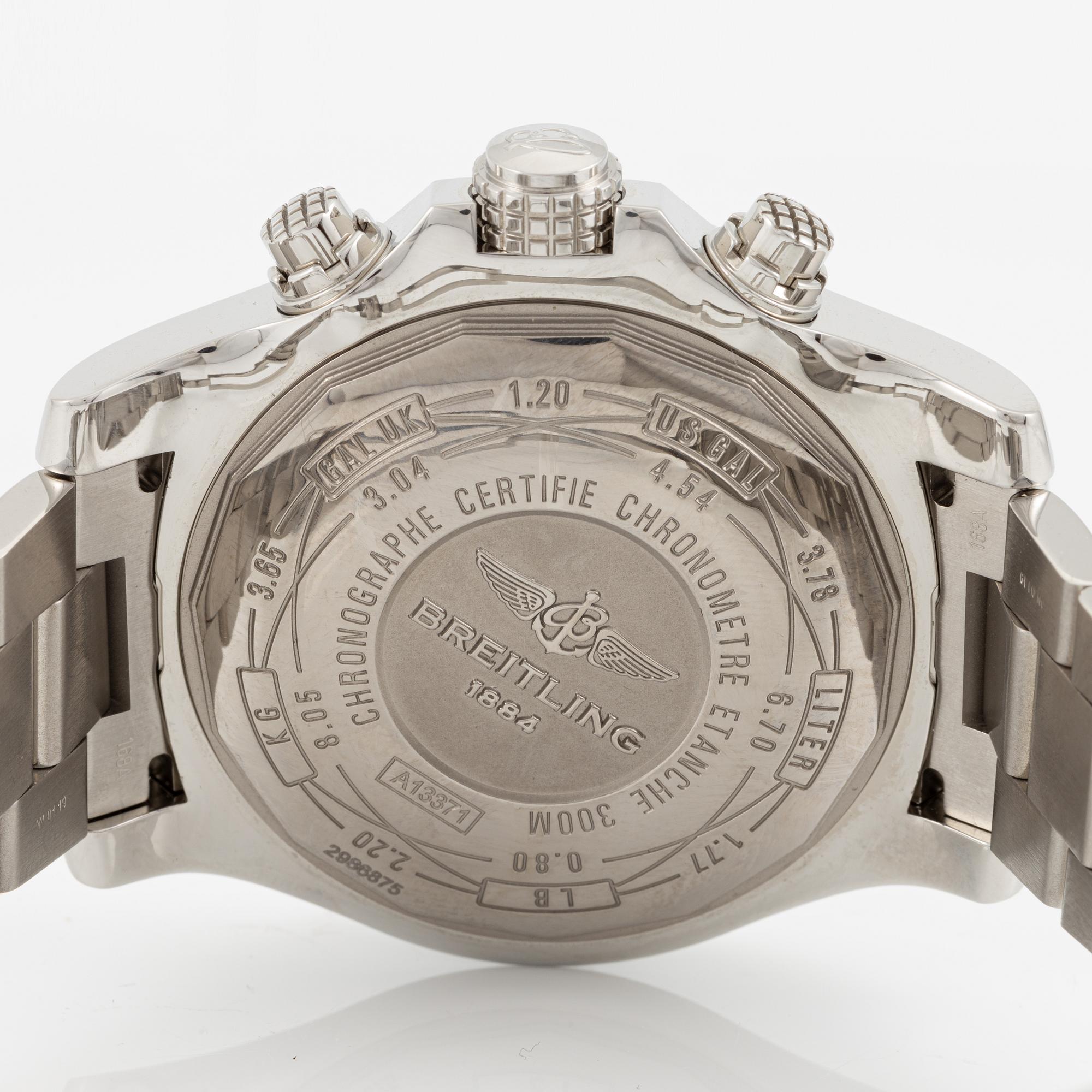 Breitling, Super Avenger II, chronograph, wristwatch, 48 mm.