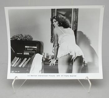 FILMMEMORABILIA, promotionfotografier, ca 100 st, från elva filmer, bl a "Wild Party", 1975.