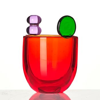 Oiva Toikka, vas, "Pompom", glas, Nuutajärvi, Notsjö, Finland, sent 1960-tal.