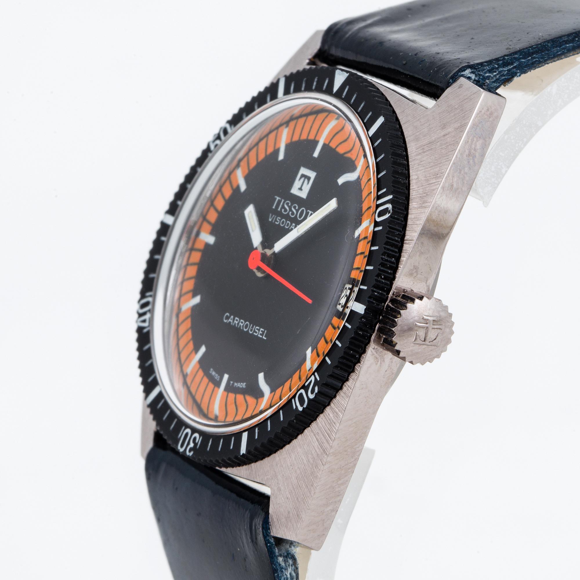 TISSOT, Visodate, Carrousel, wristwatch, 33 mm.