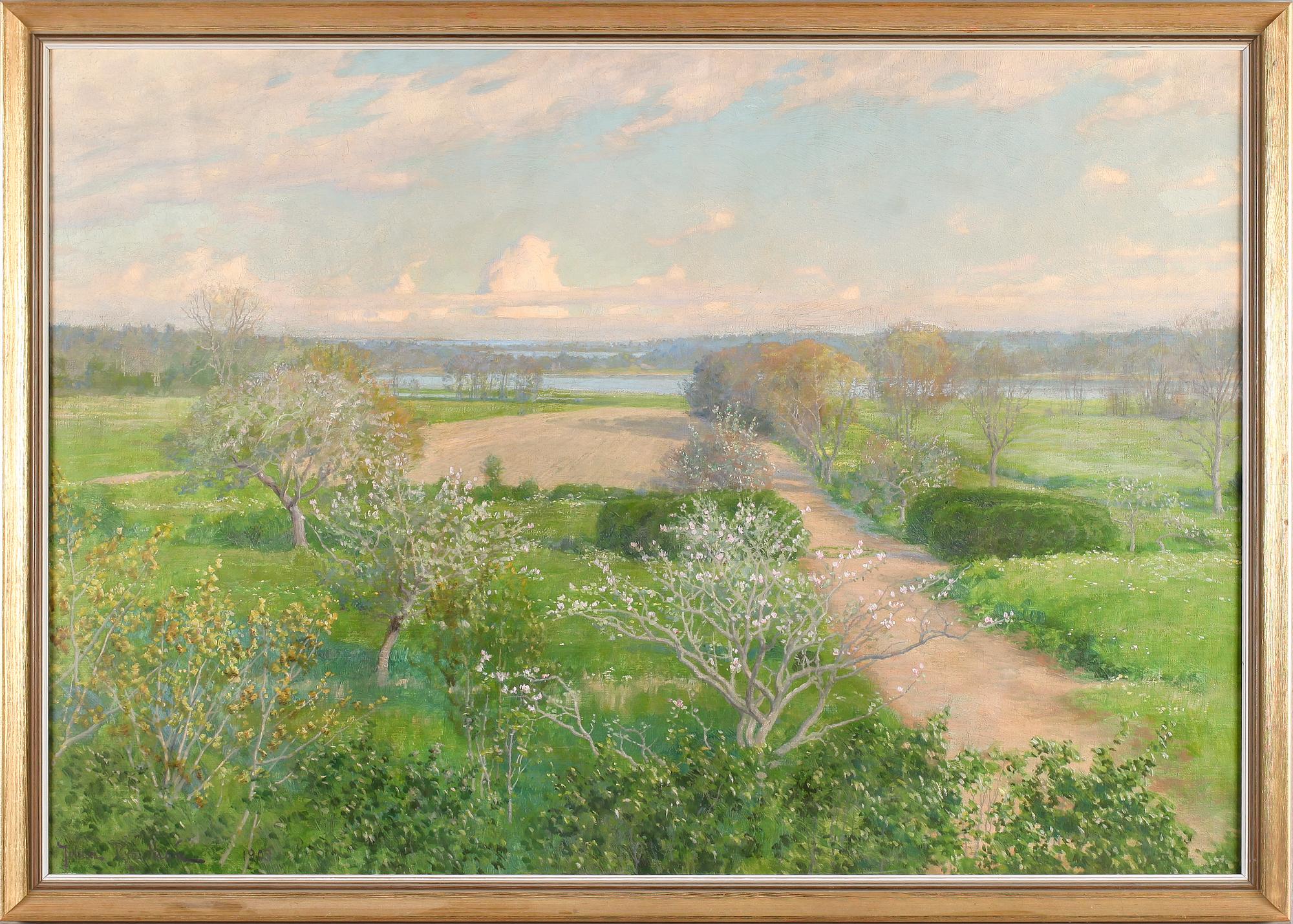 JOHAN KROUTHÉN, olja på duk, signerad och daterad 1903.