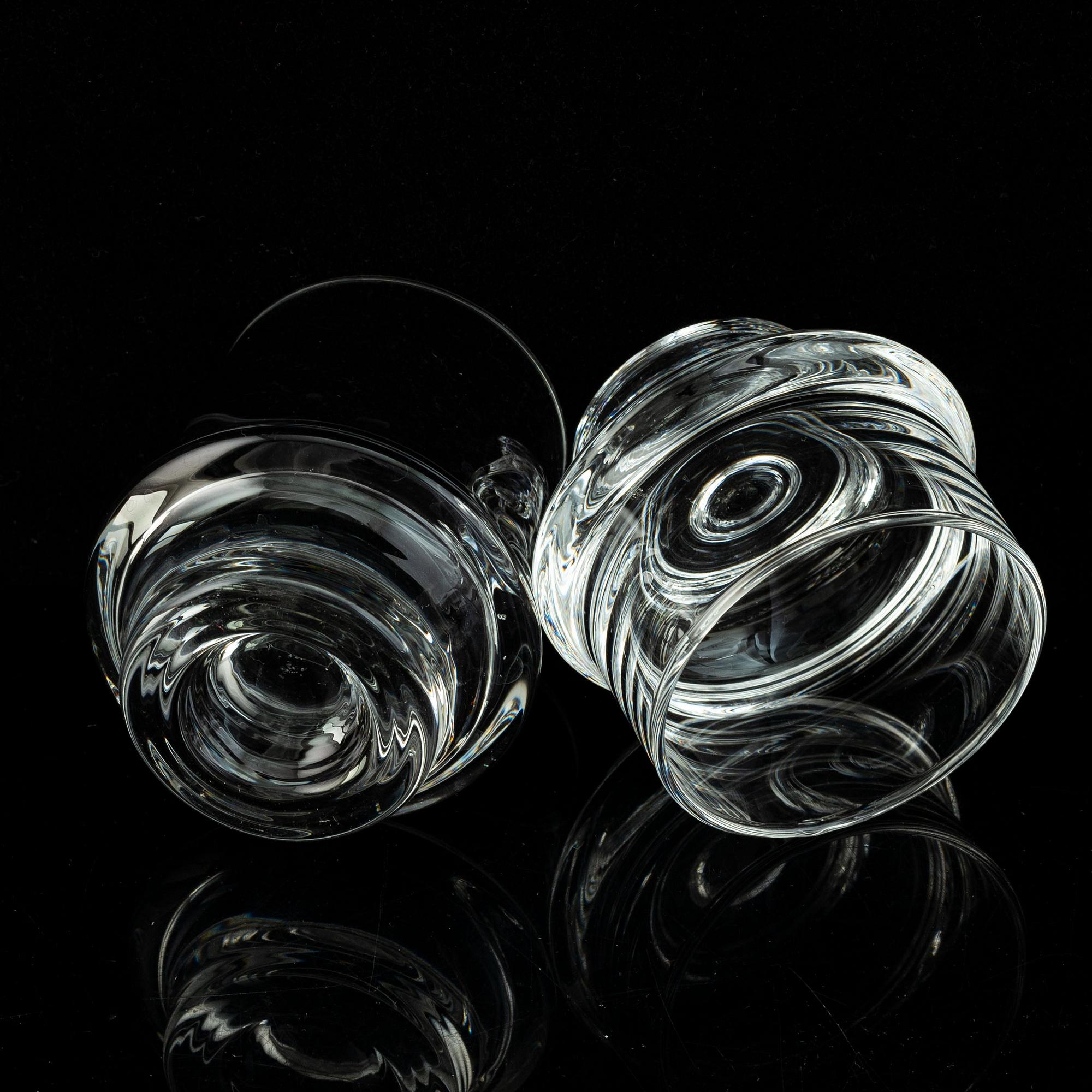 Tapio Wirkkala, 45 pieces, glass, Marski, Iittala, Finland.