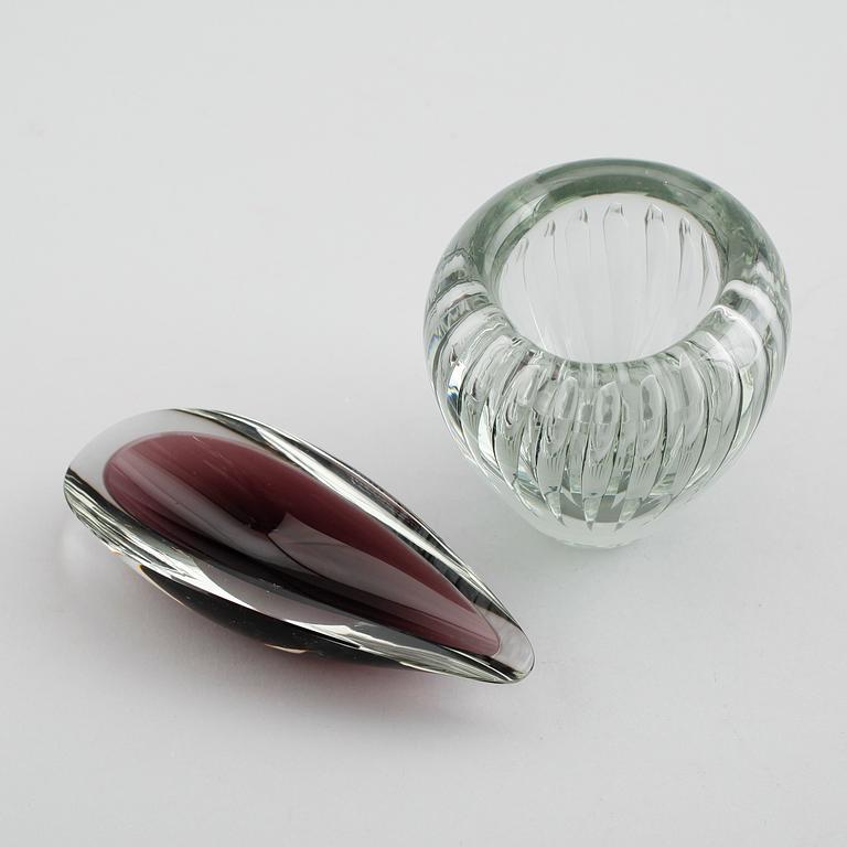 SKÅL SAMT VAS, glas, Kaj Franck, Nuutajärvi, Notsjö, signerade, Finland.