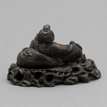 FIGURIN, brons, troligen Japan, 1900-tal.