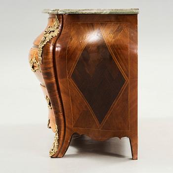 A Swedish Rococo commode by Johan Neijber, master in Stockholm 1768-1795.