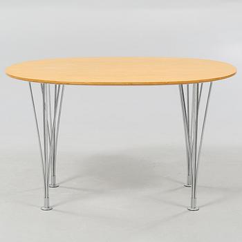 A Bruno Mathsson & Piet Hein 'Superellips' table, Mathsson International.