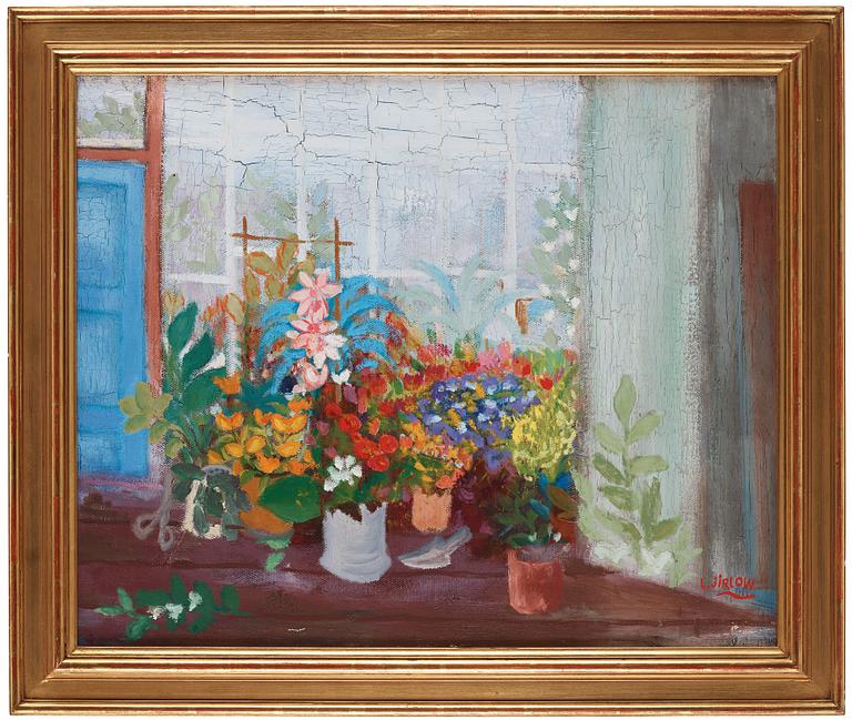 Lennart Jirlow, Flowers in the greenhouse.