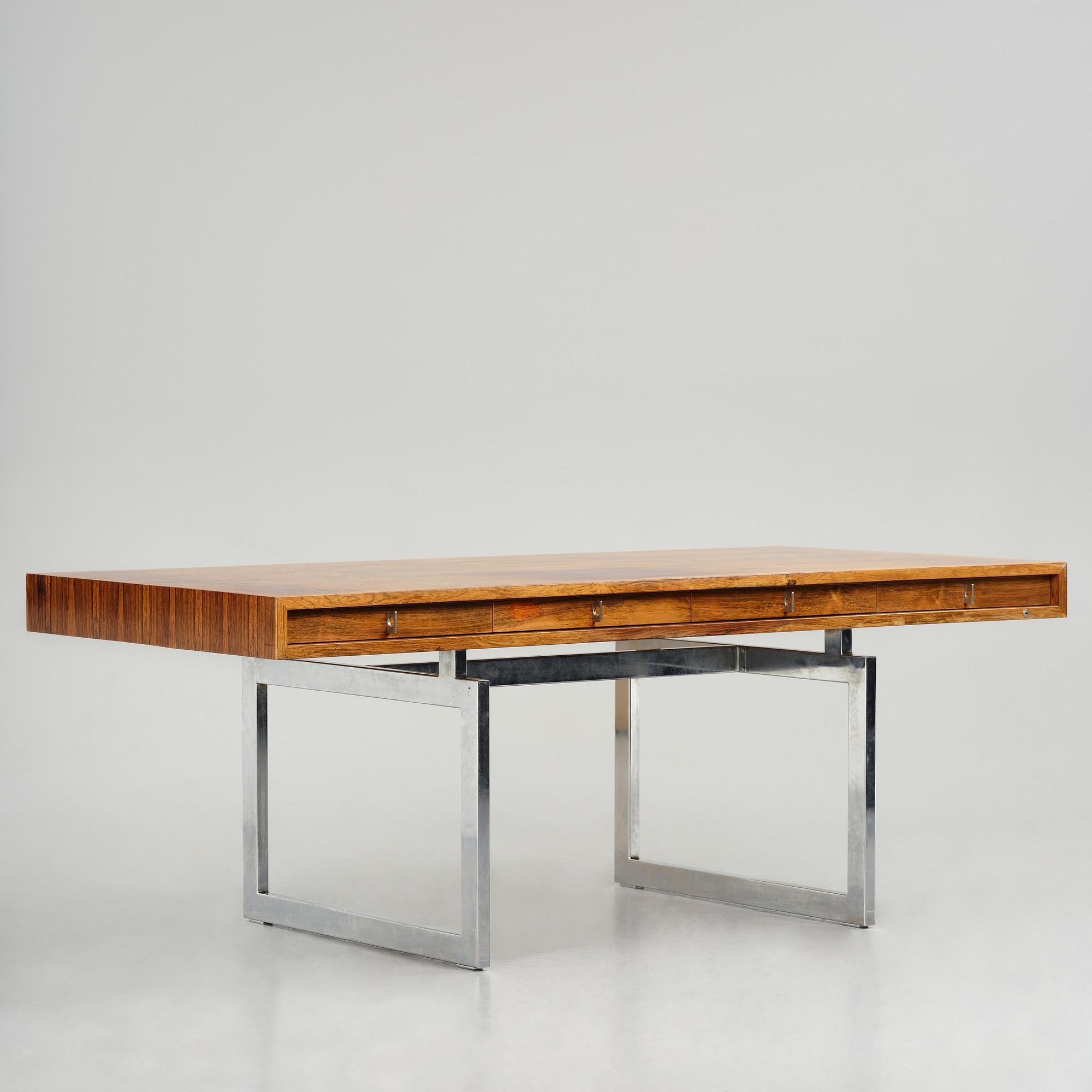 A rosewood office set, Echo, Switzerland, 1970s-80s.