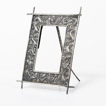 A Chinese silver frame, 20th century.