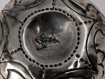 TUMLARE, 3 st, silver, Ryssland 1700-tal. Bla Moskva 1792. Totalvikt ca 90 gram.