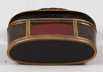 DOSA, lack, mässing, 1700/1800-tal.