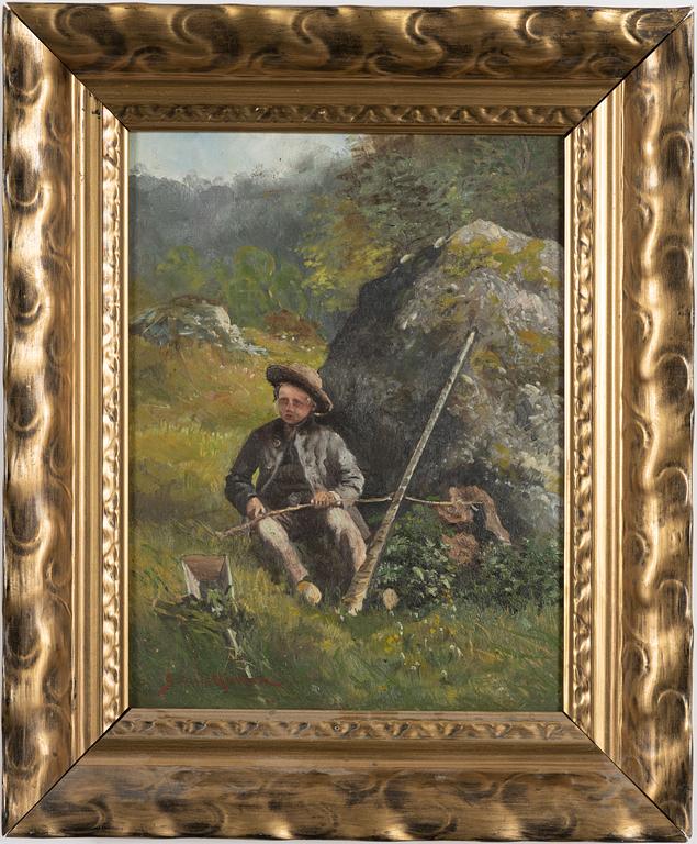 Severin Nilson, Pojke vid sten.