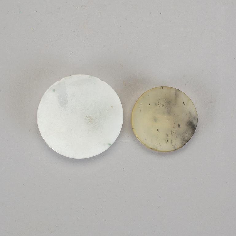 FAT, 2 st, jadeit, 1900-tal.