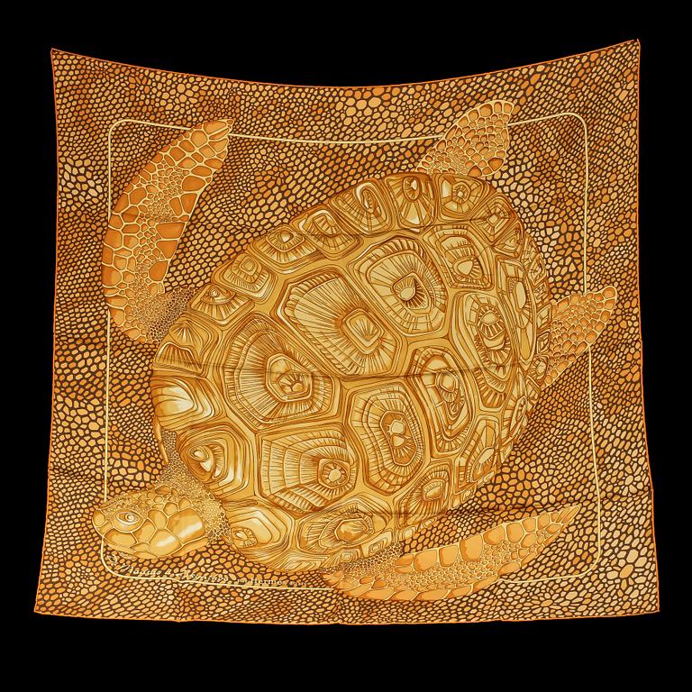 SCARF, siden, "De Madras A Zankythos", design Dominike Jarlegant, Hermès, Paris, formgiven 2009.