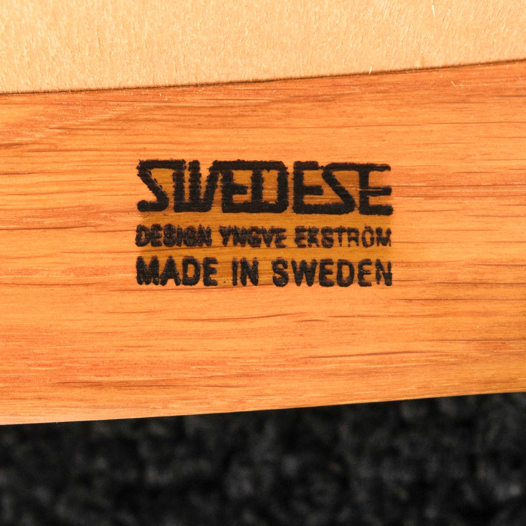 Yngve Ekström, armchair with footstool, "Lamino", Swedese.