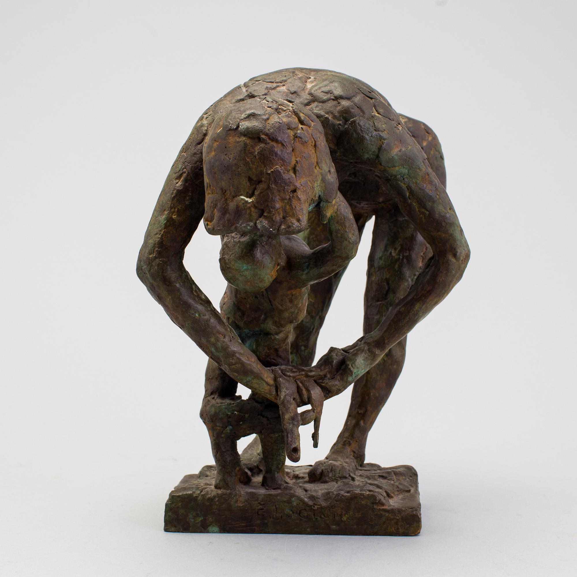 ERIK HÖGLUND, skulptur, brons, signerad och numrerad 5/10.
