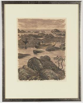 Roland Svensson, 3 färglitografier, signerade och 2 numrerade.