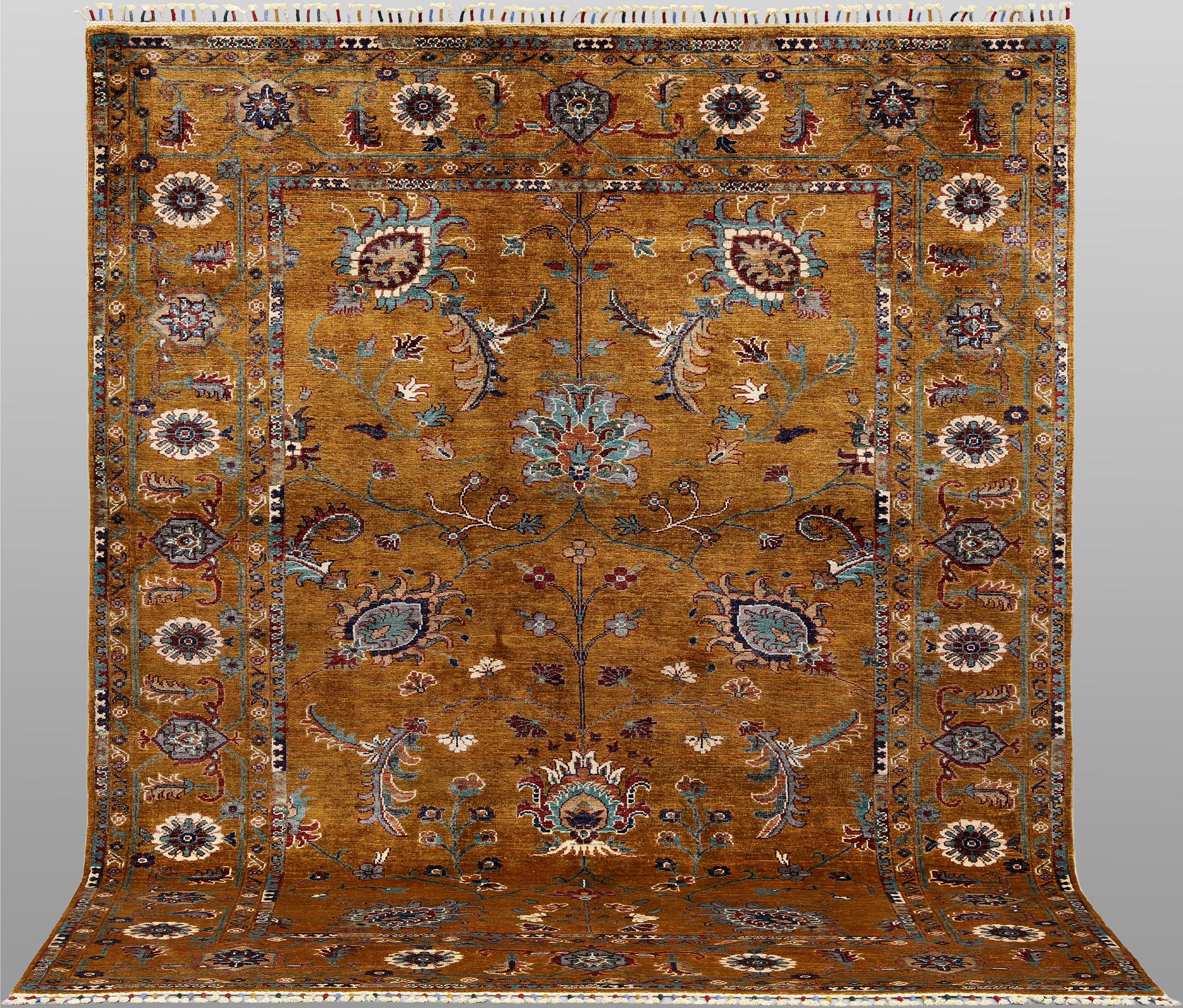 A rug, Ziegler design, approx. 245 x 182 cm.