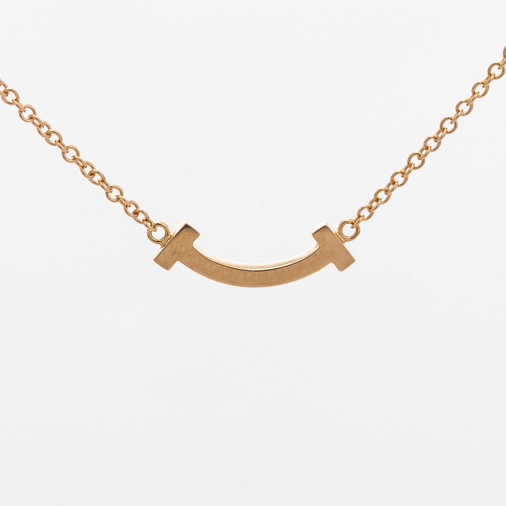 Tiffany & Co, kaulakoru, "T Smile", 18K kultaa.