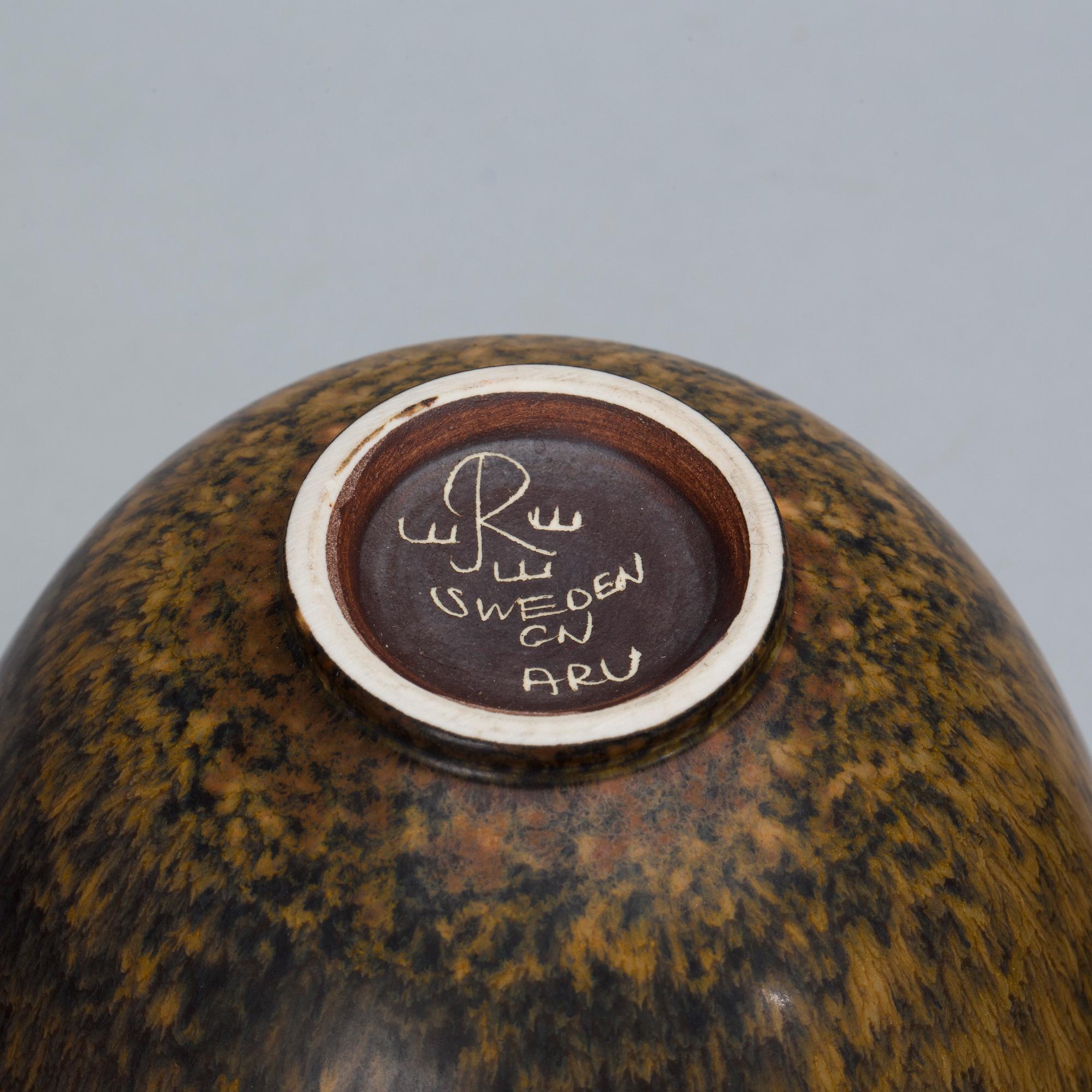 PARTI STENGODS, 3 delar, Gunnar Nylund, Rörstrand.