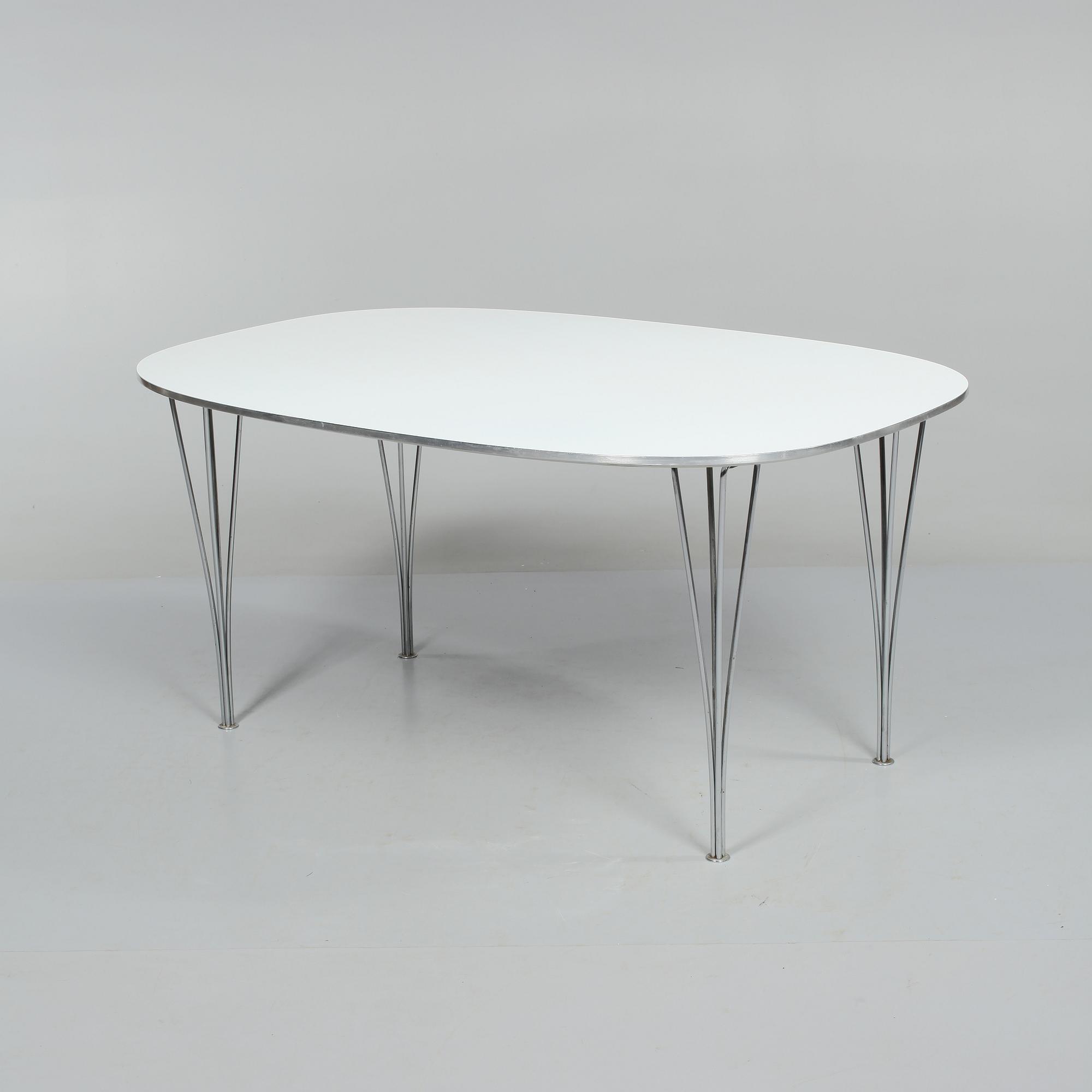 MATBORD, "Superelips", Bruno Mathsson och Piet Hein för Fritz Hansen, 1979.