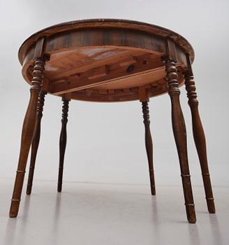 BORD, tudelat, 1800-talets andra hälft.