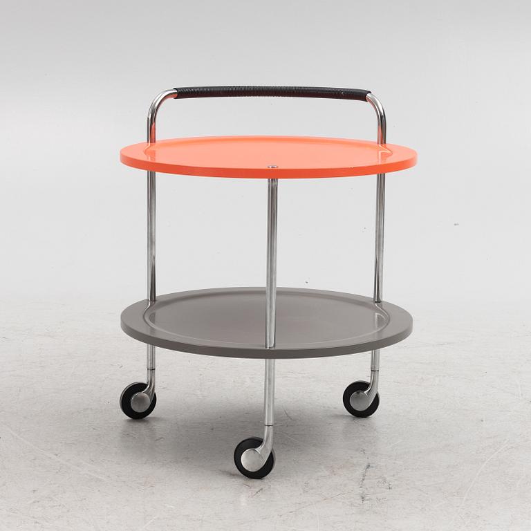 A serving trolley, late 20th Century.