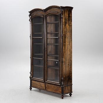 A book cabinet, around 1900.