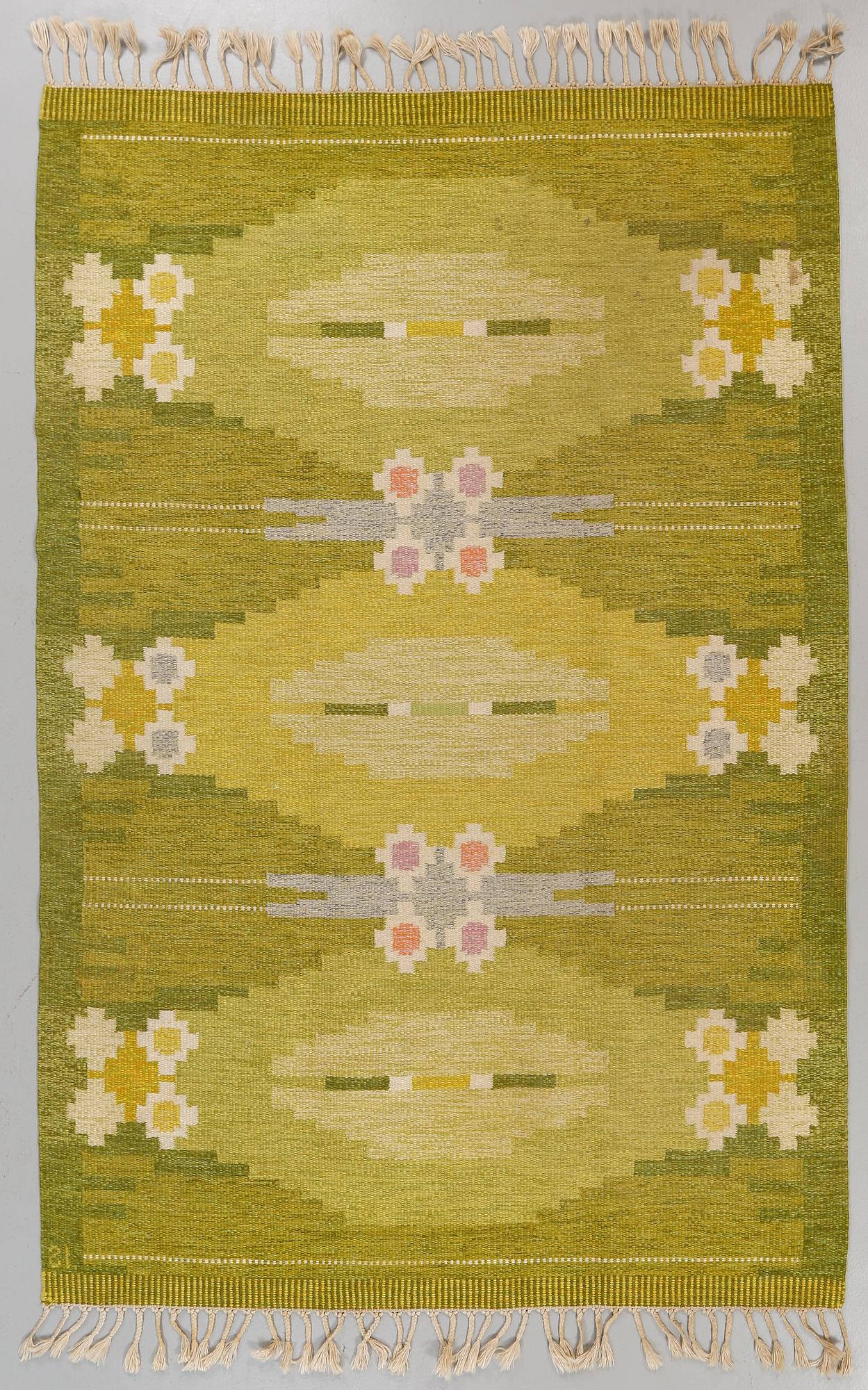 MATTA, rölakan, Ingegerd Silow, omkring 1900-talets mitt, ca 230x165 cm.