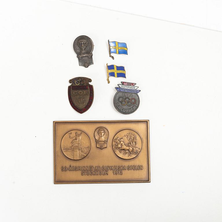 Olympiamemorabilia, 6 delar.