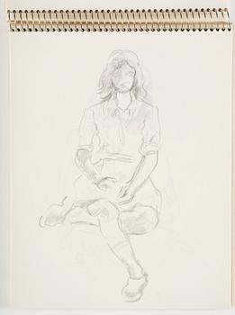 Lotte Laserstein, Sketchbook with approximately 42 drawings, of which 1 is signed.