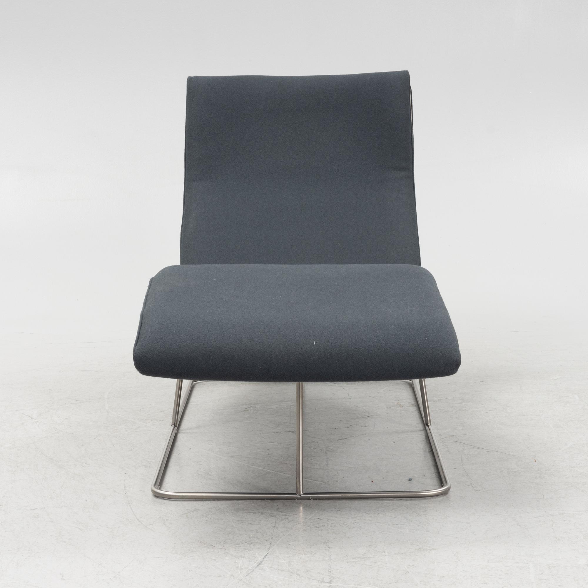 Claesson Koivisto Rune, a 'Leaf' recliner, prototype, Living Divani, Italy.